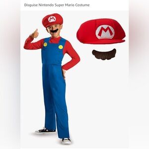Super Nintendo Mario Kids Costume size small (4-6)